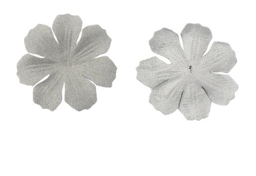 500PCS Velvet microfiber leather flower piece three-dimensional three-petal flower piece fabric pressed petal hair accessories diy material  DX02