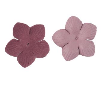 500pcs  Hot-selling clip hair accessories headdress head flower material package jewelry accessories microfiber leather 5 petal flower piece DX07