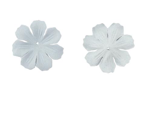 500PCS Velvet microfiber leather flower piece three-dimensional three-petal flower piece fabric pressed petal hair accessories diy material  DX02