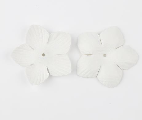 500pcs  Hot-selling clip hair accessories headdress head flower material package jewelry accessories microfiber leather 5 petal flower piece DX07