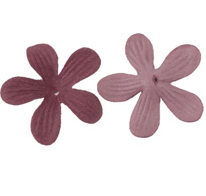 500PCS  Popular flower pieces microfiber leather flower petals flower pieces hair accessories clip materials clothing bags packaging accessories DX12
