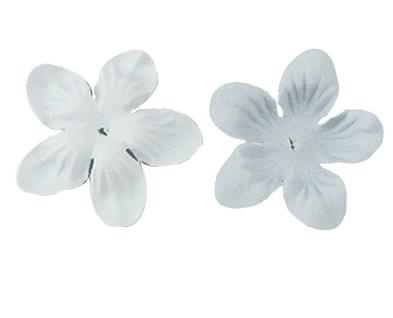 500PCS  DIY cloth flower material leather embossed flower piece handmade five-petal flower piece headband hairpin accessories  DX11