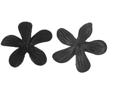 500PCS  Popular flower pieces microfiber leather flower petals flower pieces hair accessories clip materials clothing bags packaging accessories DX12