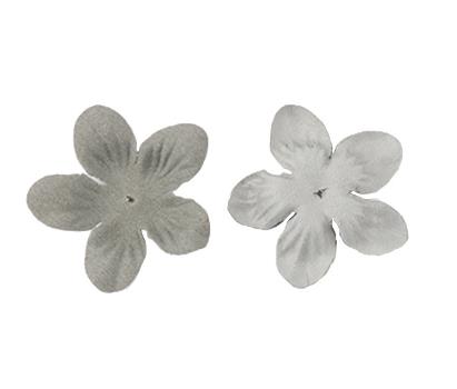 500PCS  DIY cloth flower material leather embossed flower piece handmade five-petal flower piece headband hairpin accessories  DX11