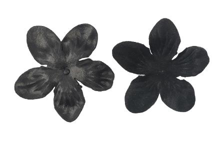500PCS  DIY cloth flower material leather embossed flower piece handmade five-petal flower piece headband hairpin accessories  DX11
