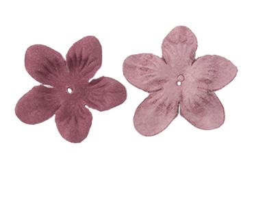 500PCS  DIY cloth flower material leather embossed flower piece handmade five-petal flower piece headband hairpin accessories  DX11