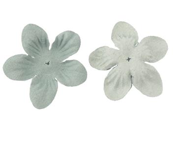 500PCS  DIY cloth flower material leather embossed flower piece handmade five-petal flower piece headband hairpin accessories  DX11