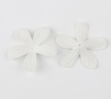 500PCS  Popular flower pieces microfiber leather flower petals flower pieces hair accessories clip materials clothing bags packaging accessories DX12