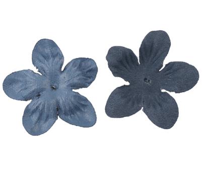 500PCS  DIY cloth flower material leather embossed flower piece handmade five-petal flower piece headband hairpin accessories  DX11