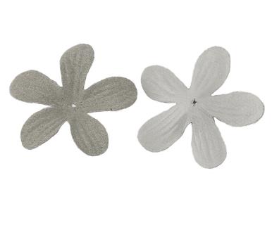 500PCS  Popular flower pieces microfiber leather flower petals flower pieces hair accessories clip materials clothing bags packaging accessories DX12