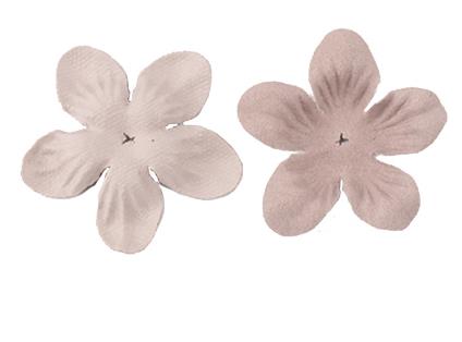 500PCS  DIY cloth flower material leather embossed flower piece handmade five-petal flower piece headband hairpin accessories  DX11
