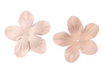 500PCS  DIY cloth flower material leather embossed flower piece handmade five-petal flower piece headband hairpin accessories  DX11
