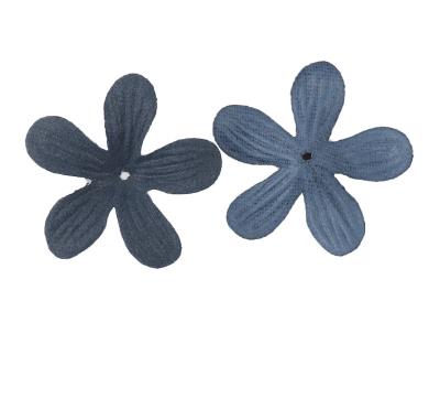 500PCS  Popular flower pieces microfiber leather flower petals flower pieces hair accessories clip materials clothing bags packaging accessories DX12