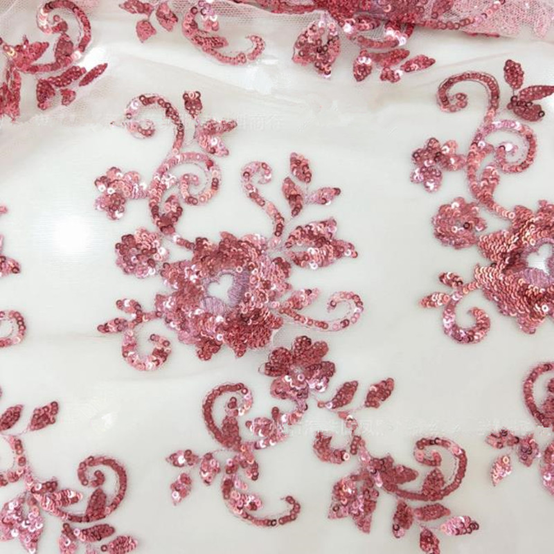 zsbszc 2pcs 23*12cm 3D costume wedding new sequin embroidery lace gown applique clothes diy gown clothing accessories ZA76