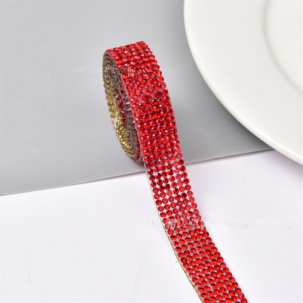 Hot products hot-fixed crystal chain trim crystal hot fix rhinestone tape hotfix rhinestone tape ZS1
