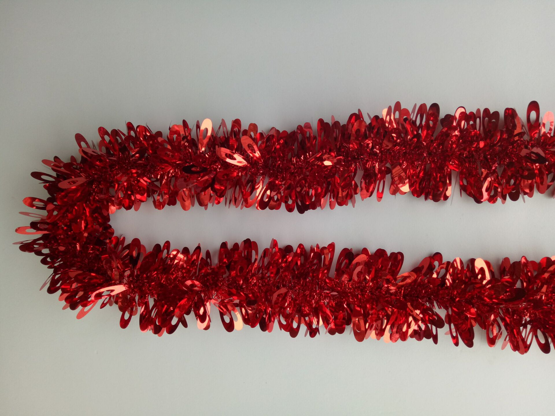 New Wedding Decor Party Supplies 2M 11CM Long Bold Thick Stripe Christmas Garland Home Party Decor Christmas Tree Ornament CT2