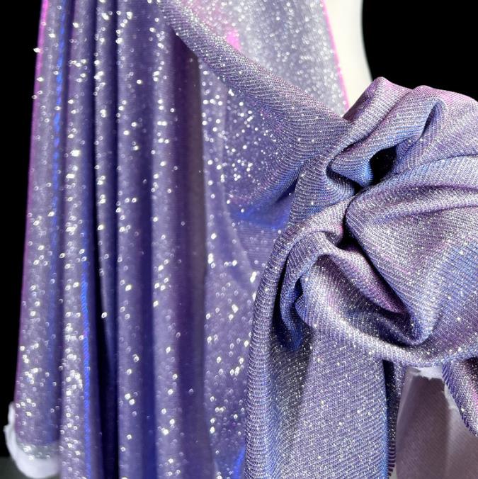 Sparkling swimwear Bikini use foil stretchy fabric silver gold metallic glitter stretchy lurex fabric MF94