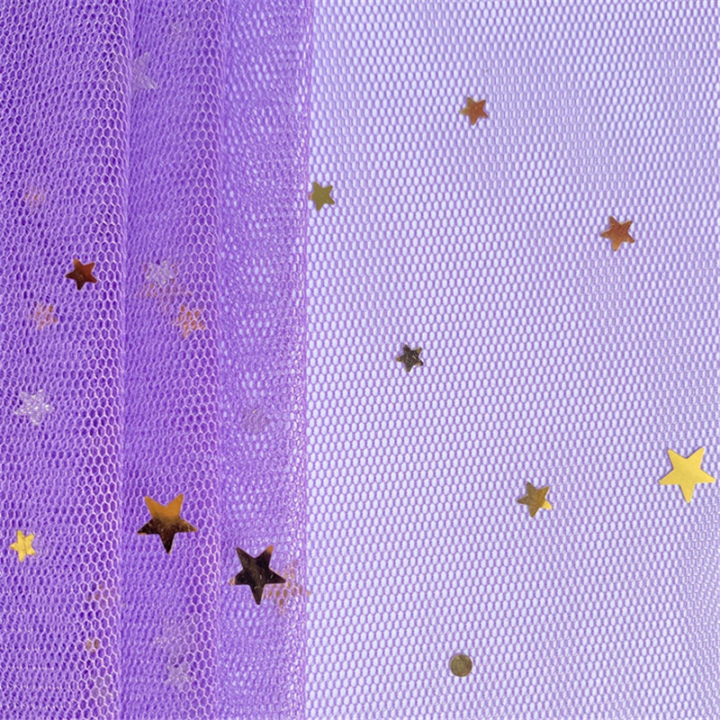 Stars and moon hot stamping Flower packaging gauze bouquet rose wrapped paper Florist materials Valentine's Day flower yarn MF96