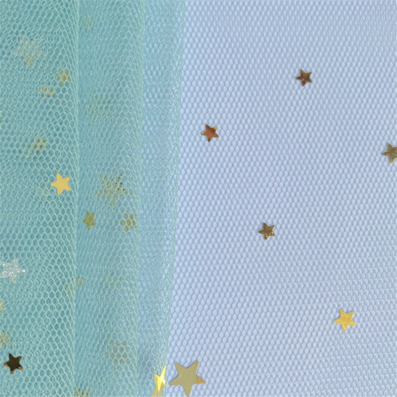 Stars and moon hot stamping Flower packaging gauze bouquet rose wrapped paper Florist materials Valentine's Day flower yarn MF96