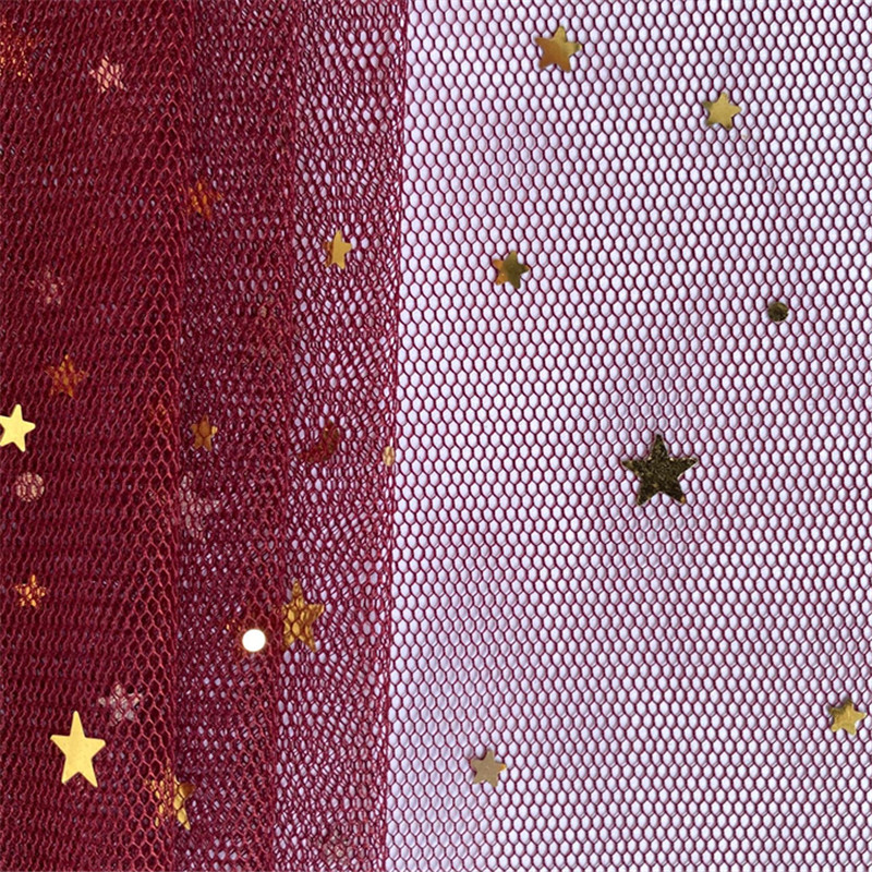 Stars and moon hot stamping Flower packaging gauze bouquet rose wrapped paper Florist materials Valentine's Day flower yarn MF96