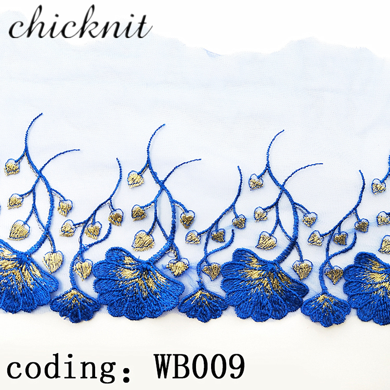 CHICKNIT width 125mm 2024new Fashion Multiple colors for Wedding Dress Headscarf accessories Tuxedo lace WB009
