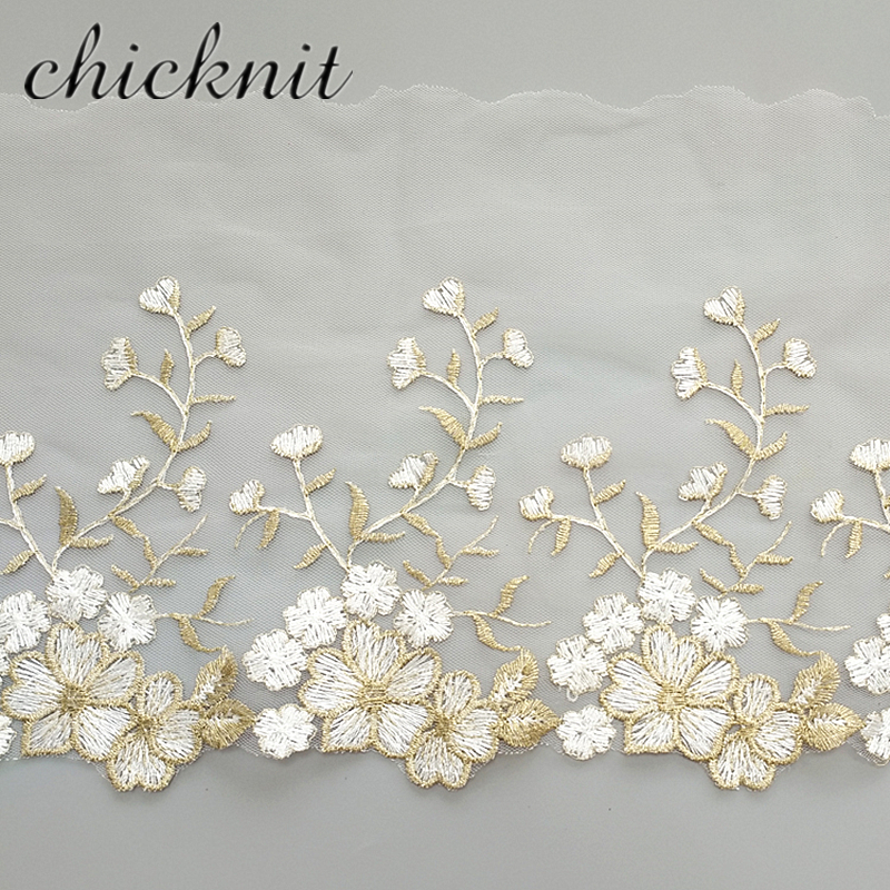 White red black blue Princess Dress Lace trim for feather Lace Doll Wedding Dress Accessories width 140 MM WB004