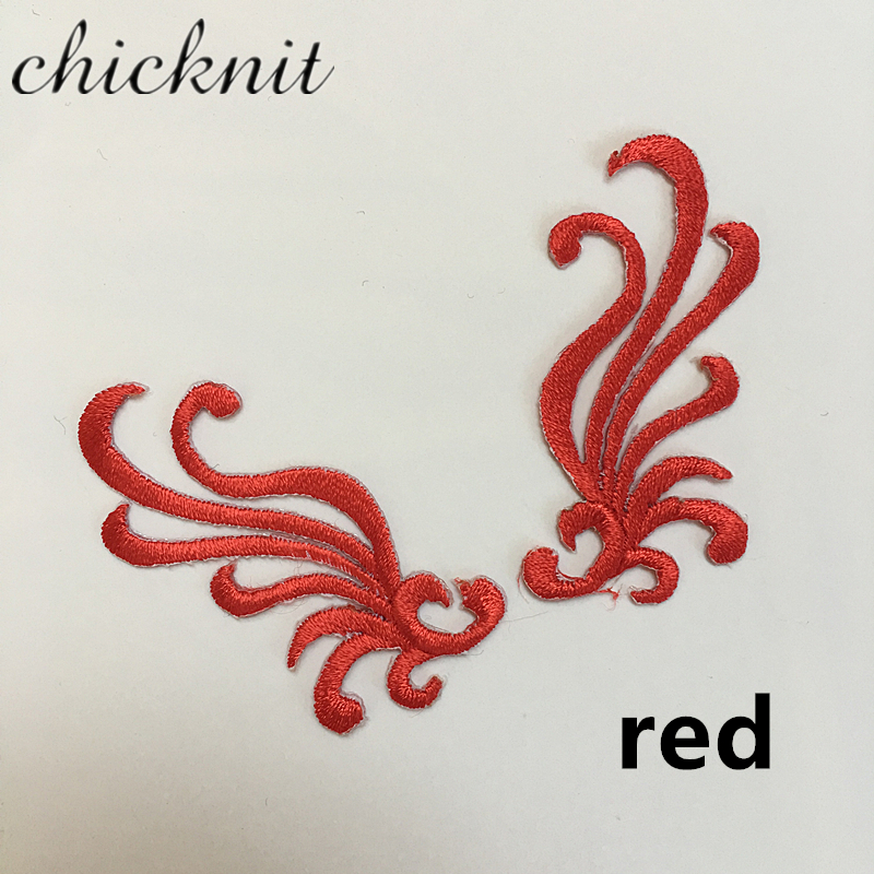 5 pairs Embroidery Patch Applique Ironing Clothing Supplies national clothing Hat accessories CA57