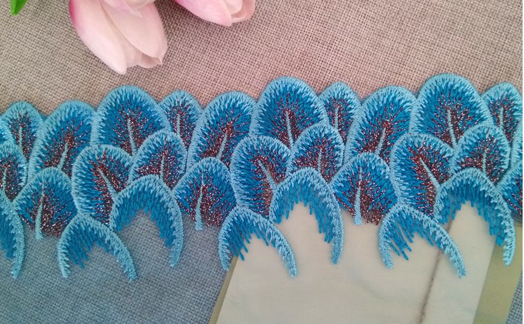 3 yards Width 95mm red Lace Fabric DIY Dance costumes Garment Accessories,Sewing Edge laceTrim Wedding Lace Material LP-DB21