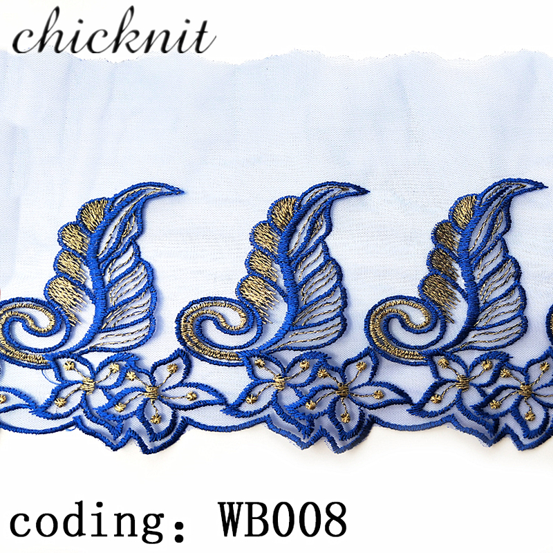 CHICKNIT width 110mm Fashion Bohemia style Multiple colors for Doll Wedding Dress Accessorie Tuxedo lace WB008