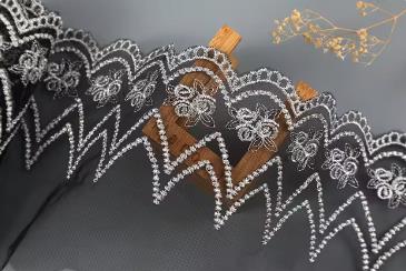 CHICKNIT 10 yards new rose gold silver mesh lace trim Lolita net Embroidery lace ribbon for Sewing cloth Accessorie WS10 WS11