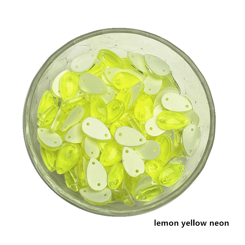 zsbszc Teardrop Glass Crystal Strass Sew On Rhinestones High Quality Flatback Sewing On Stone Droplet For Garment Fabric