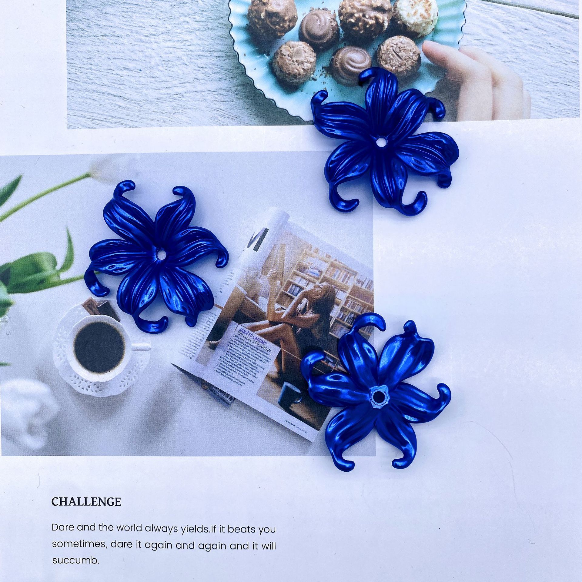 200g Imitation pearl iris petal cream baroque flowers ocean flowers diy handmade bouquet flower support materials HW09