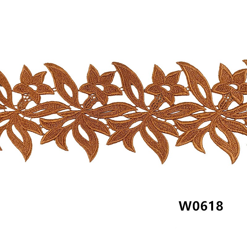 1 yard numerous colors Embroidered Water soluble lace trimmings for sewing adress Accessories DZ1