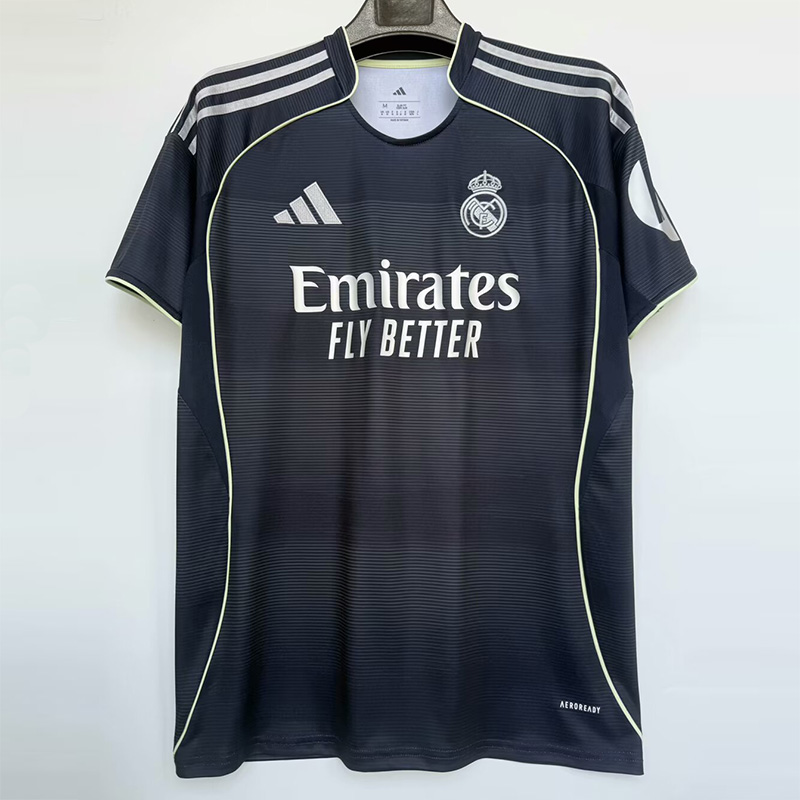 25-26 RMA Away 1:1 Fans Soccer Jersey