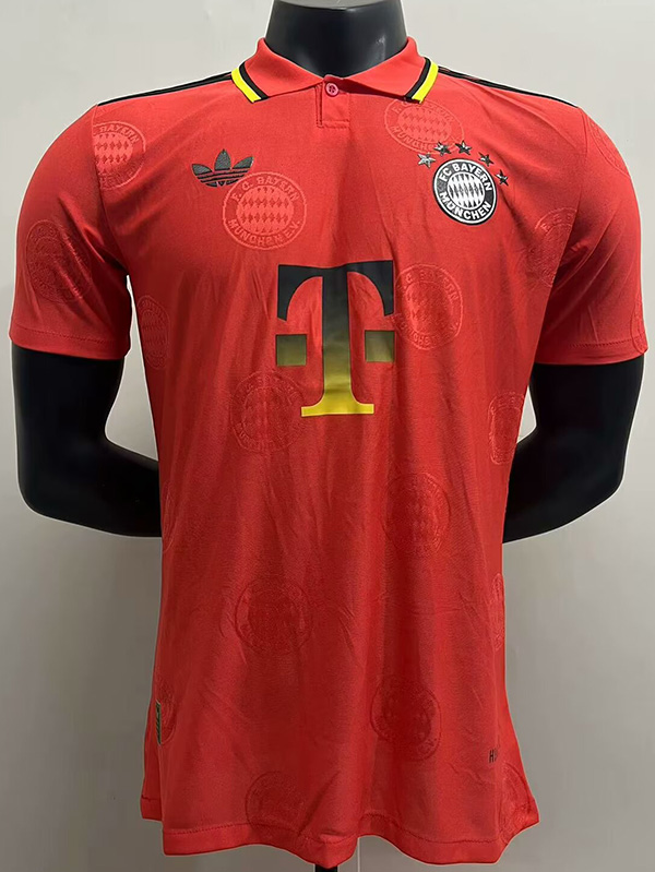 25-26 Bayern Red Casual Player Version Soccer Jersey