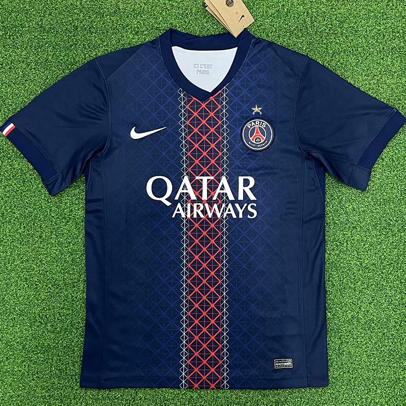 25-26 PSG Home Have Stars Fans Soccer jersey (前带星)