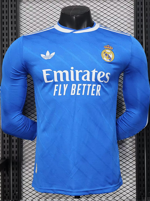 25-26 RMA Third Long Sleeve Player Version Soccer Jersey (长袖球员)