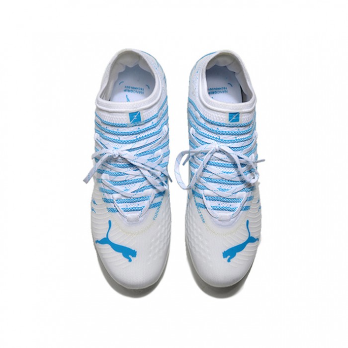 Future Z 1.3 Teazer MG Soccer Shoes-White/Blue-9151074