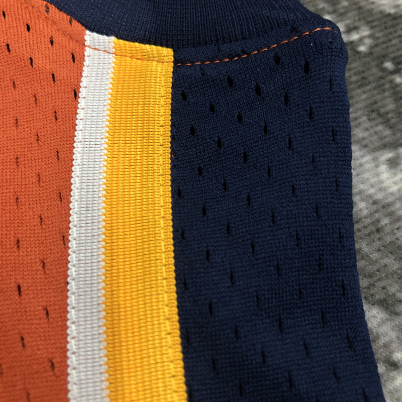 2010 WARRIORS CURRY #30 Orange Retro Top Qualit...