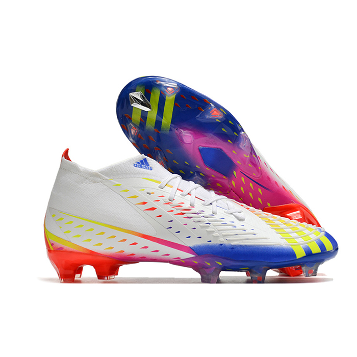 Predator FIFA World Cup Qatar 2022 Edge+ FG Soccer Shoes-White/Blue-6728979
