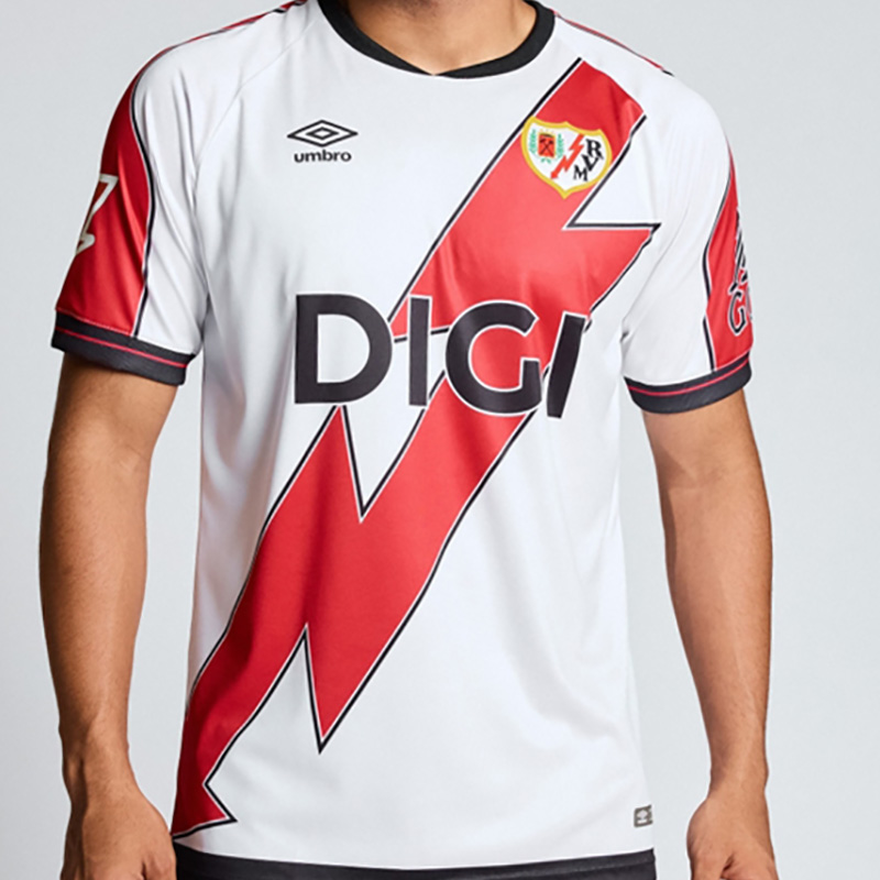 25-26 Rayo Vallecano Home Fans Soccer Jersey
