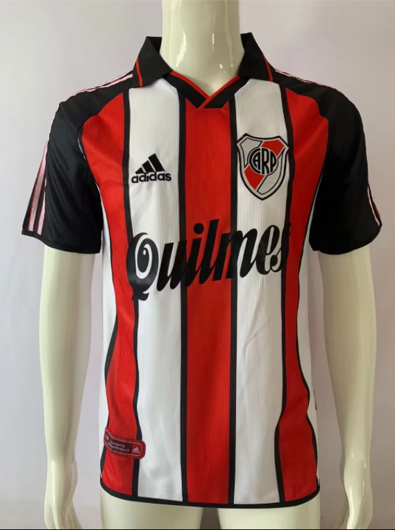 2000-2001 River Plate Away Retro Soccer Jersey