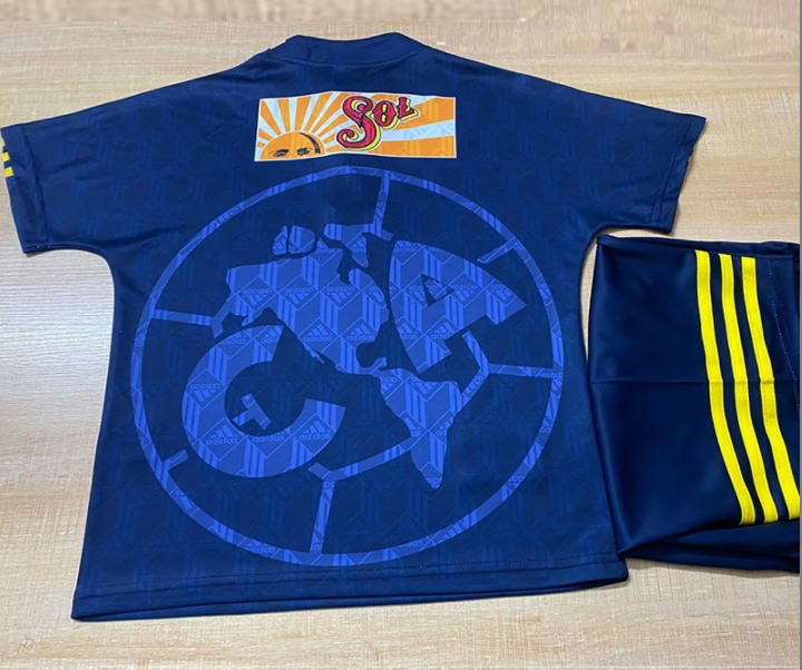 1998-1999 Club America Away Kids Retro Soccer Jersey