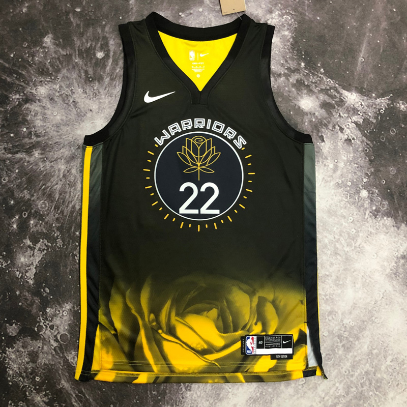 22-23 WARRIORS WIGGINS #22 Black City Edition T...