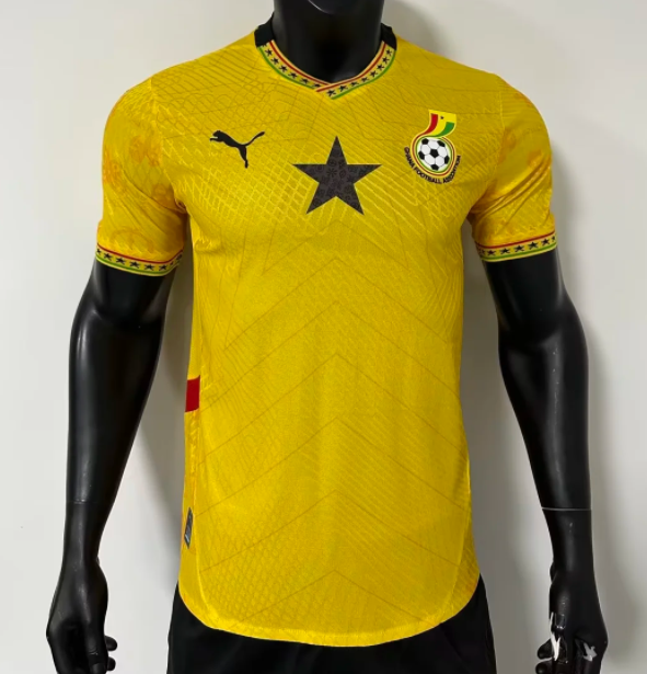 24-25 Ghana Away Player Version Soccer Jersey