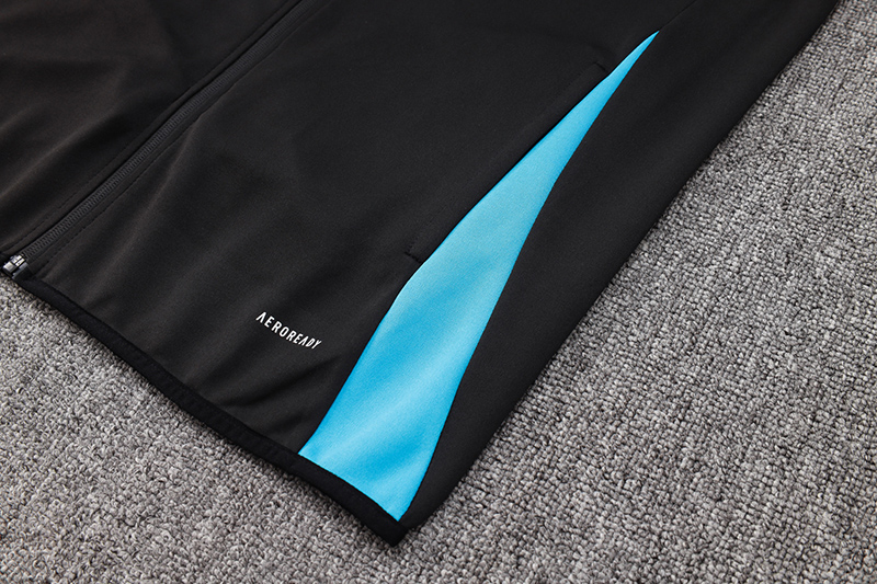 24-25 Argentina Black Jacket Tracksuit (蓝领)