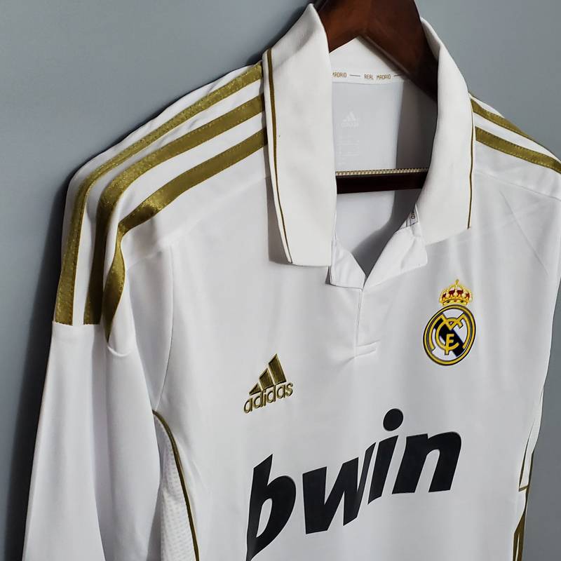2011-2012 RMA Home Long Sleeve Retro Soccer Jer...