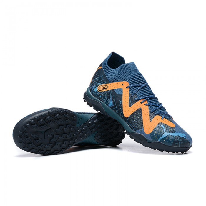 Ultra Ultimate TF Soccer Shoes-Navy Blue/Orange-2281749