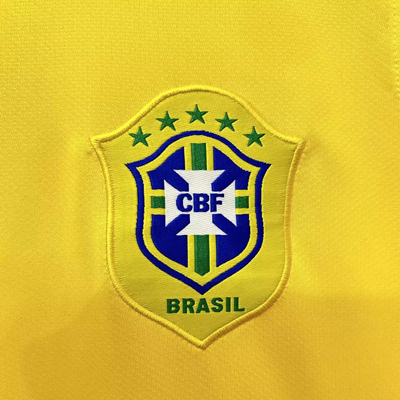 2006 Brazil Home Retro Soccer Jersey