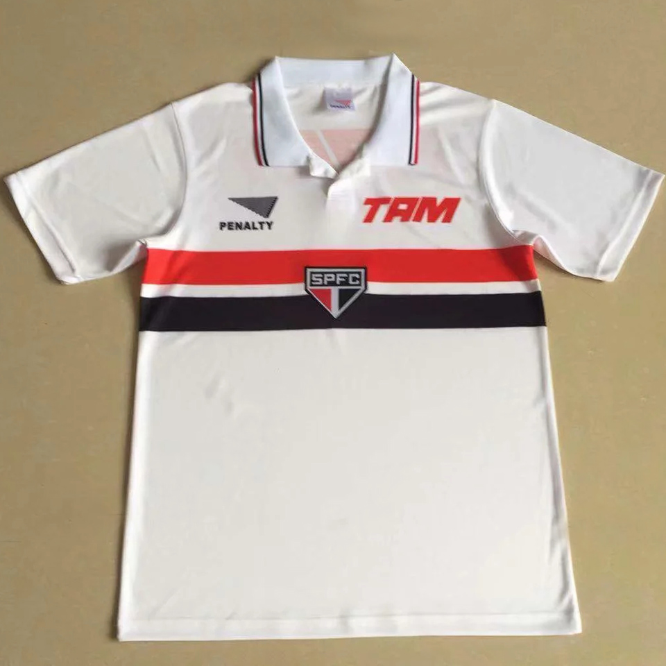 1994 SAO PAULO Retro Soccer Jersey (NO Name Onl...